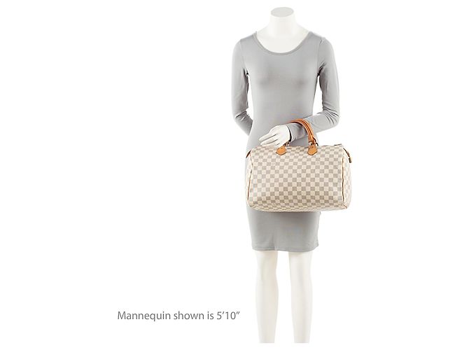 Louis Vuitton Damier Azur Speedy 35 Tasche Blau - Ansicht 5