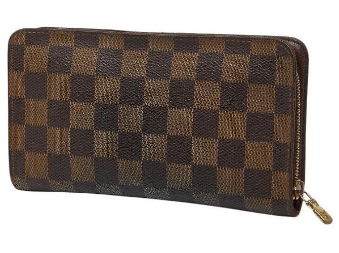 Portafoglio lungo con zip Damier Louis Vuitton Metallico Bronzo - vista 2