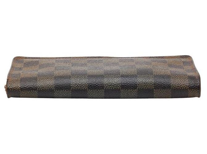 Portafoglio lungo con zip Damier Louis Vuitton Metallico Bronzo - vista 3