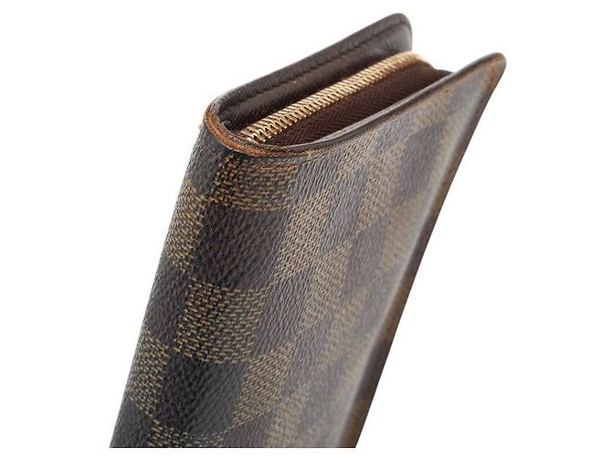 Portafoglio lungo con zip Damier Louis Vuitton Metallico Bronzo - vista 4