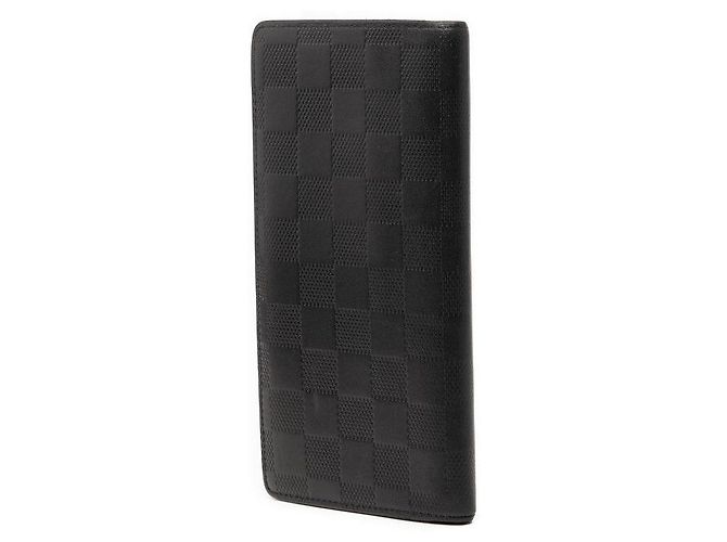 Portafoglio Lungo Brazza Damier Infini di Louis Vuitton Nero - vista 2
