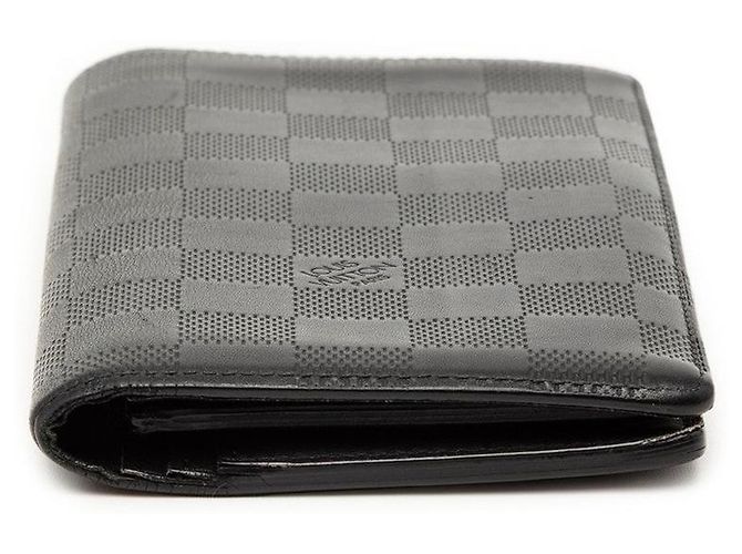 Portafoglio Lungo Brazza Damier Infini di Louis Vuitton Nero - vista 3