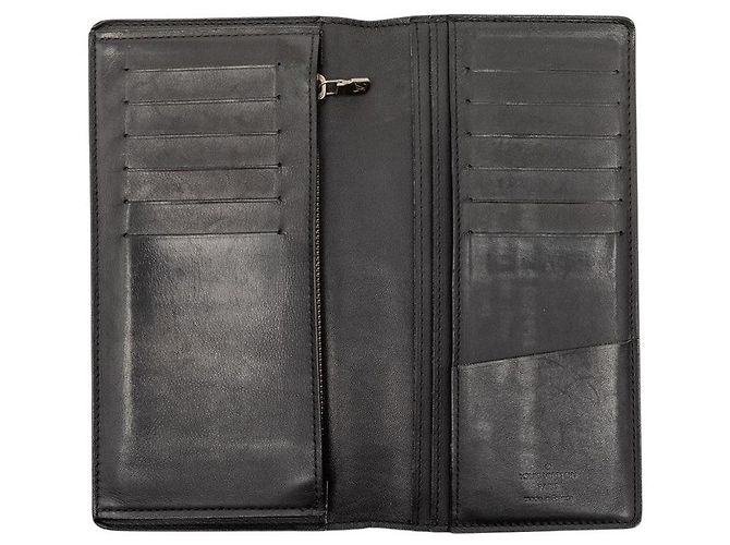 Portafoglio Lungo Brazza Damier Infini di Louis Vuitton Nero - vista 4