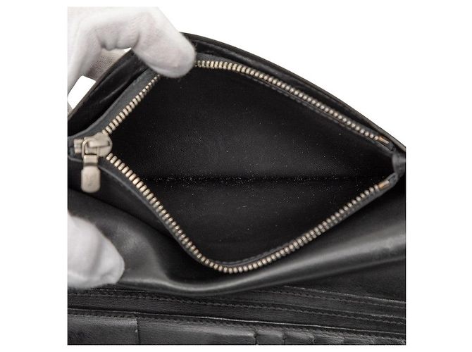 Portafoglio Lungo Brazza Damier Infini di Louis Vuitton Nero - vista 5