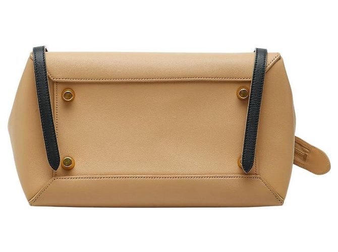 Belt Bag Céline Bolsa de Cinto de Couro Celine, bolsa 2 em 1 Marrom Bege - vista 3