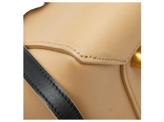 Belt Bag Céline Bolsa de Cinto de Couro Celine, bolsa 2 em 1 Marrom Bege - vista 4