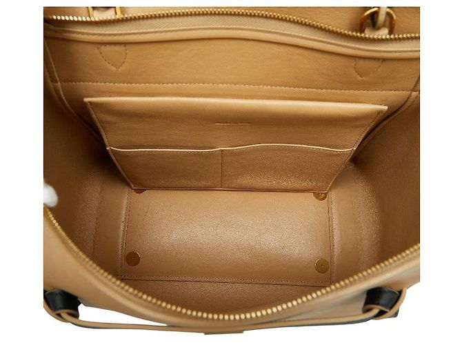 Belt Bag Céline Bolsa de Cinto de Couro Celine, bolsa 2 em 1 Marrom Bege - vista 8