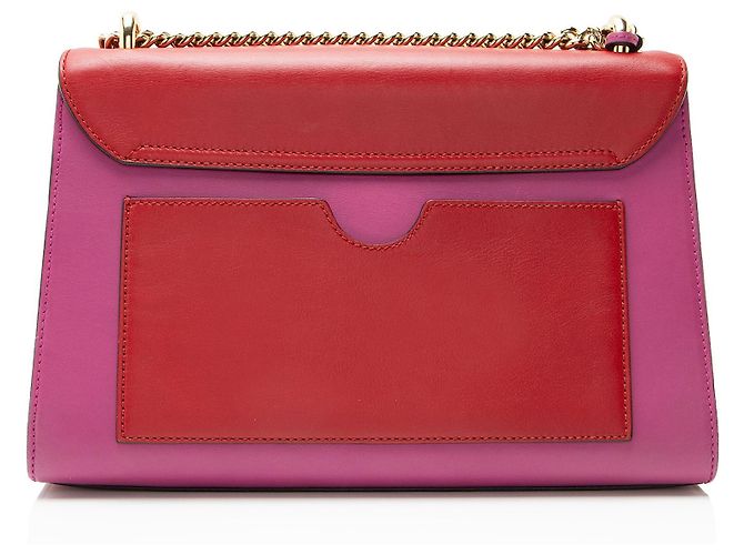 Borsa a spalla media Padlock in pelle Gucci Rosa - vista 3