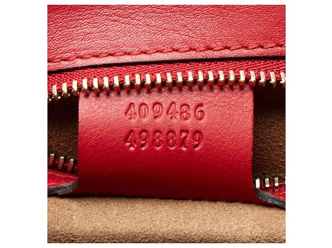 Borsa a spalla media Padlock in pelle Gucci Rosa - vista 6