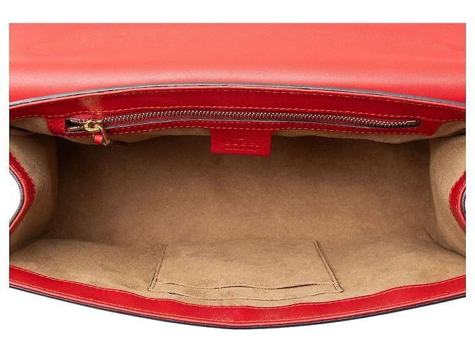Borsa a spalla media Padlock in pelle Gucci Rosa - vista 7