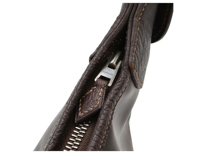 Borsa a Spalla Hermès Trim35 Buffle Amazone Marrone - vista 7