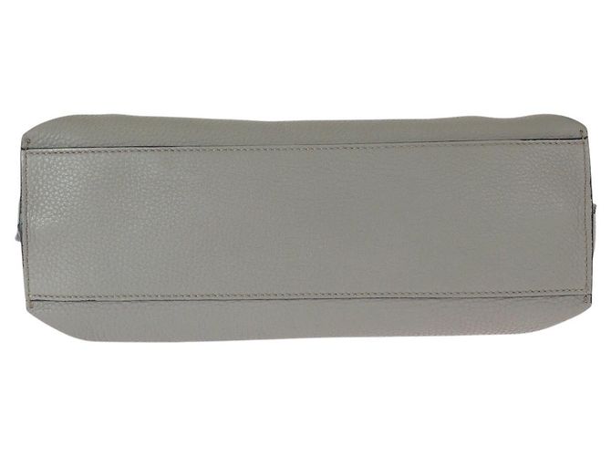 Borsa a mano 2 in 1 in pelle Gucci Bamboo Grigio - vista 10