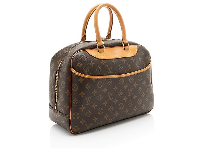 Vintage Monogramm Canvas Deauville Tasche von Louis Vuitton Braun - Ansicht 2