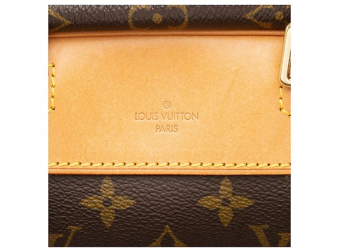 Vintage Monogramm Canvas Deauville Tasche von Louis Vuitton Braun - Ansicht 9