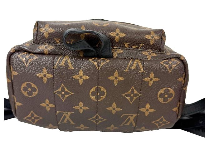 Louis Vuitton Backpack Palm Springs PM Monogram Canvas Backpack Brown - view 5