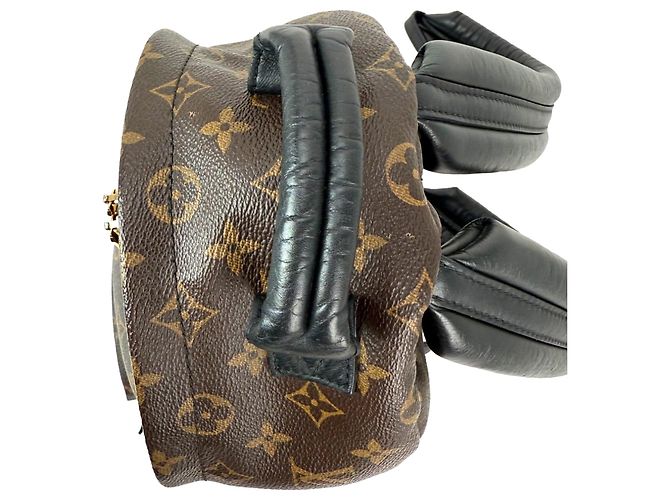 Louis Vuitton Backpack Palm Springs PM Monogram Canvas Backpack Brown - view 6