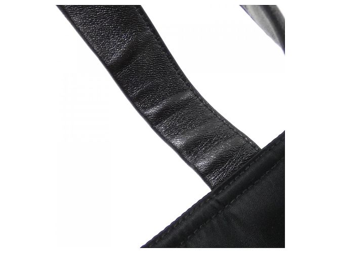 Prada 1BG052 Jacquard Fiocco Tasche Schwarz - Ansicht 7
