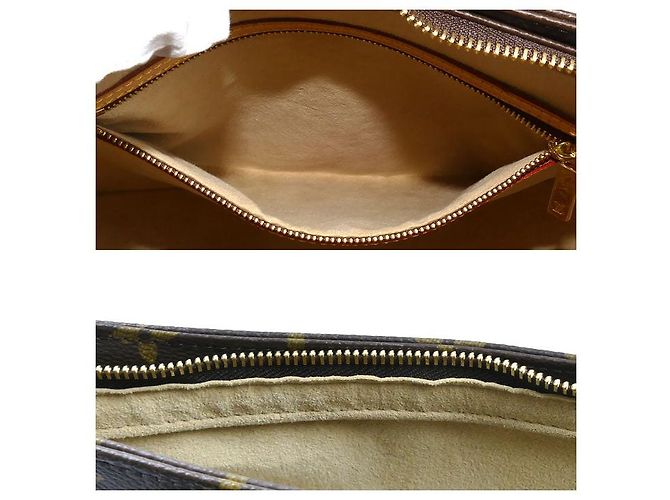 Borsa a Spalla Looping GM Monogramma Louis Vuitton Marrone - vista 5