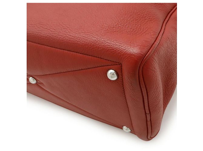 Borsa Hermès Victoria 35 Rossa Rosso - vista 3