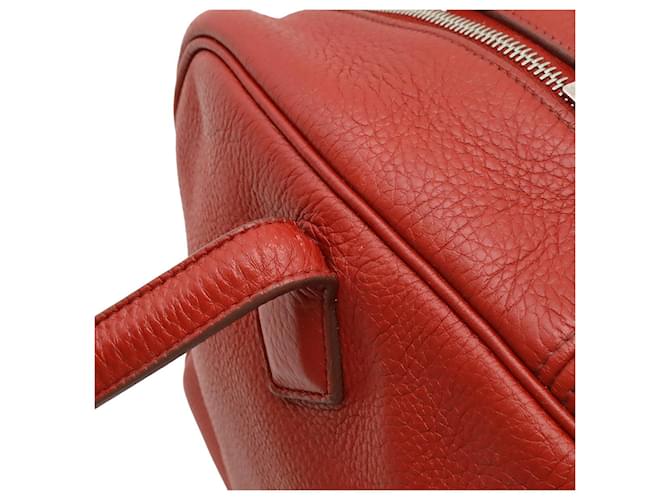 Borsa Hermès Victoria 35 Rossa Rosso - vista 6