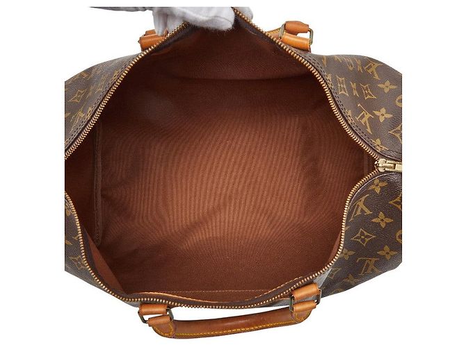 Borsa a mano Louis Vuitton Speedy40 Monogram Marrone - vista 10