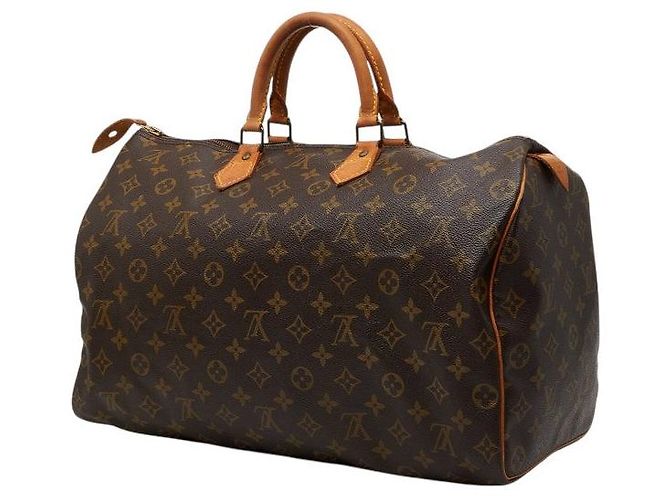 Borsa a mano Louis Vuitton Speedy40 Monogram Marrone - vista 2