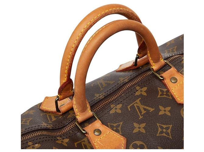 Borsa a mano Louis Vuitton Speedy40 Monogram Marrone - vista 9
