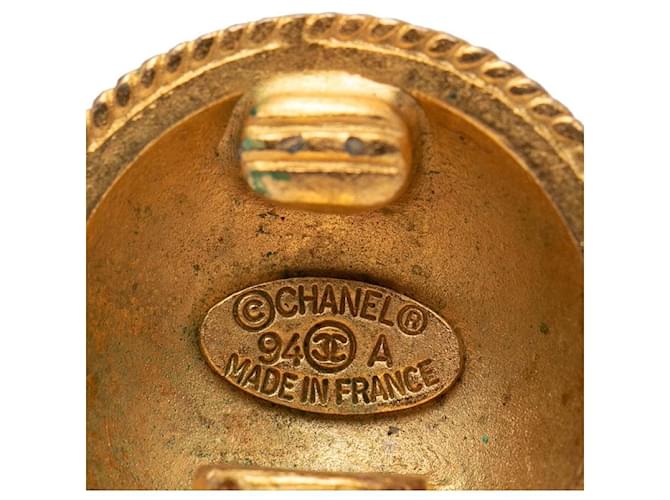 Orecchini Coco Mark di CHANEL D'oro Metallico - vista 6