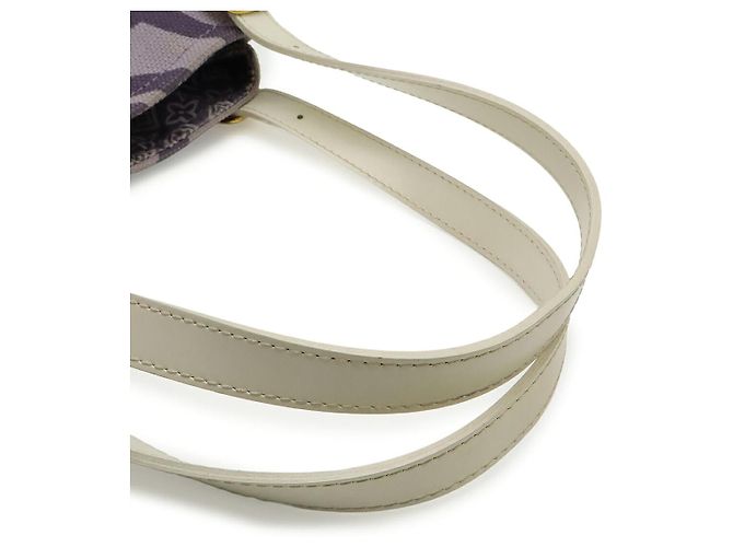Borsa 2 in 1 in tela Tahitienne PM di Louis Vuitton Porpora - vista 4