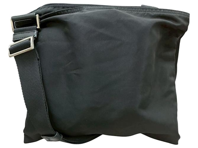 Borsa a Spalla in Nylon Prada Nero - vista 2