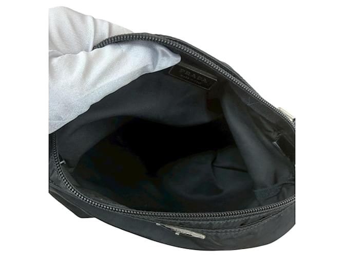 Borsa a Spalla in Nylon Prada Nero - vista 5