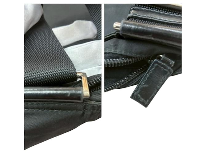 Borsa a Spalla in Nylon Prada Nero - vista 8