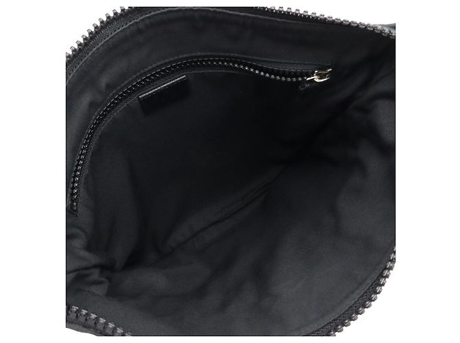 Borsa a Spalla in Nylon GG Gucci Nero - vista 6