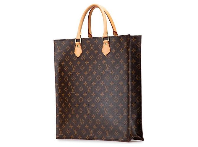 Borsa Monogram Sac Plat Louis Vuitton Metallico Bronzo - vista 2