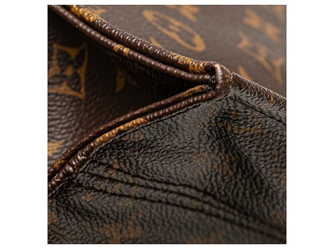 Borsa Monogram Sac Plat Louis Vuitton Metallico Bronzo - vista 4