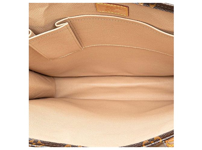 Borsa Monogram Sac Plat Louis Vuitton Metallico Bronzo - vista 7