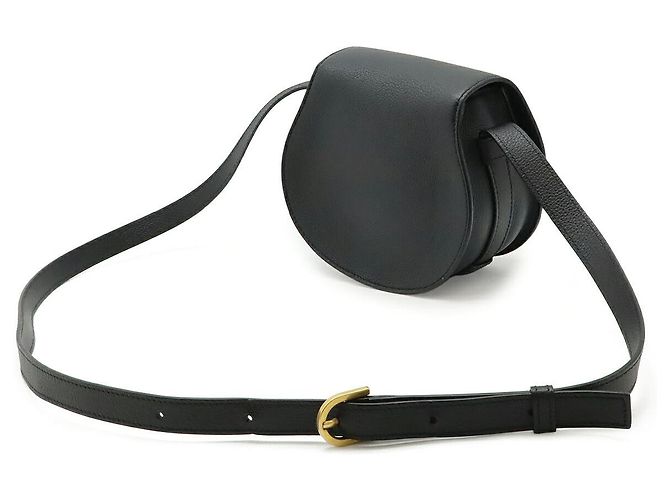 Chloé Borsa a Spalla Piccola in Pelle Marcie di Chloe Nero - vista 2