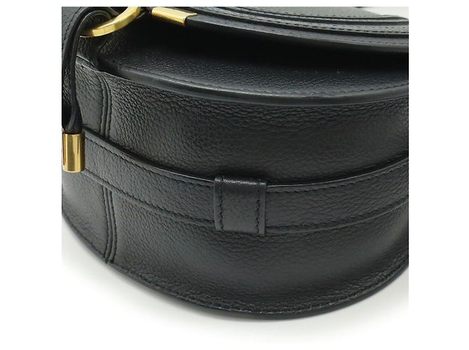 Chloé Borsa a Spalla Piccola in Pelle Marcie di Chloe Nero - vista 3