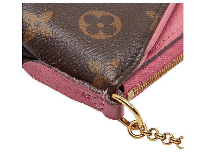 Clutch Pallas Monogram Louis Vuitton Borsa a Mano 2 in 1 Marrone - vista 6