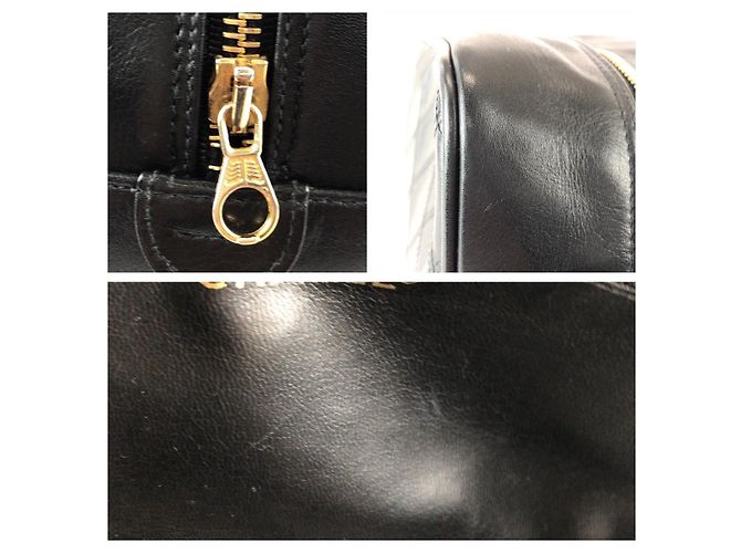 Bicolor Leder Kosmetiktasche von Chanel Schwarz - Ansicht 6
