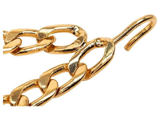 Cinto de corrente com moeda Cambon da Chanel Dourado Metálico - vista 2