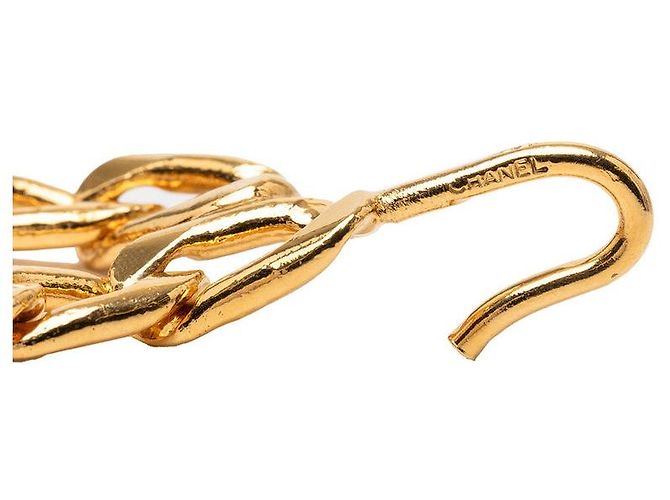 Cinto de corrente com moeda Cambon da Chanel Dourado Metálico - vista 3