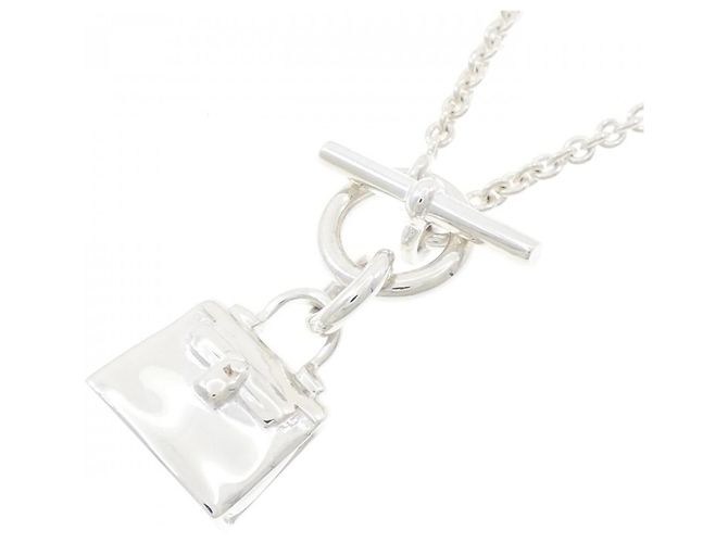 Collana Hermès Amulette Kelly in argento 925 Metallico - vista 3