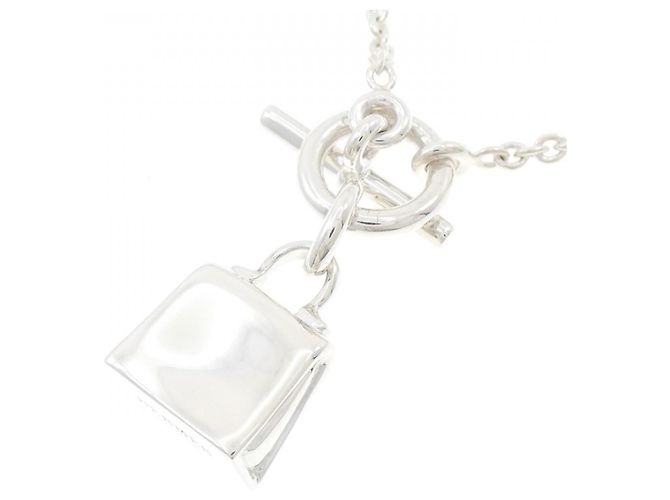 Collana Hermès Amulette Kelly in argento 925 Metallico - vista 4