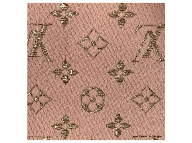 Bufanda Logomania Monograma Louis Vuitton Rosa - vista 3
