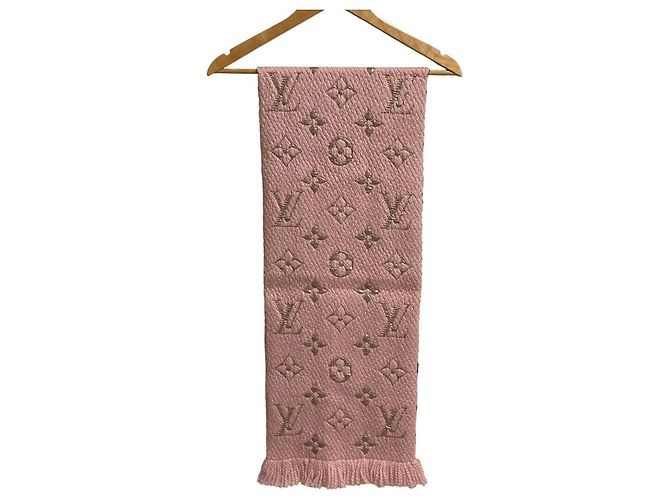 Bufanda Logomania Monograma Louis Vuitton Rosa - vista 4