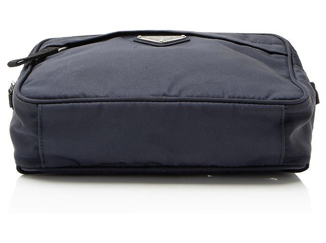 Belt Bag Prada Tessuto Montagna Blu - vista 4