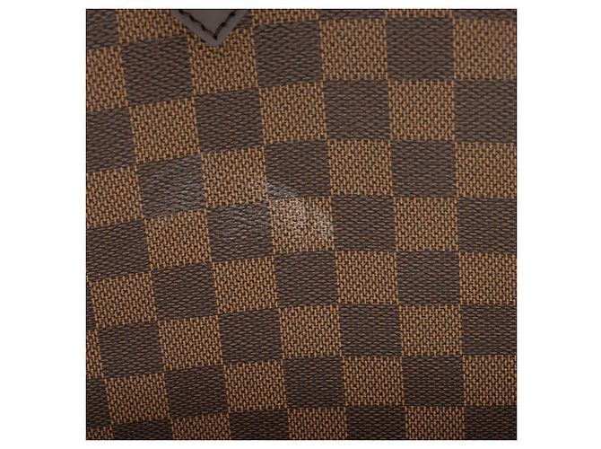 Borsa Tote Sac Plat Damier Ebene Louis Vuitton Marrone - vista 10