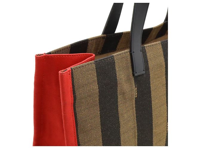 Fendi Canvas Pequin Tote Bag - Ansicht 4