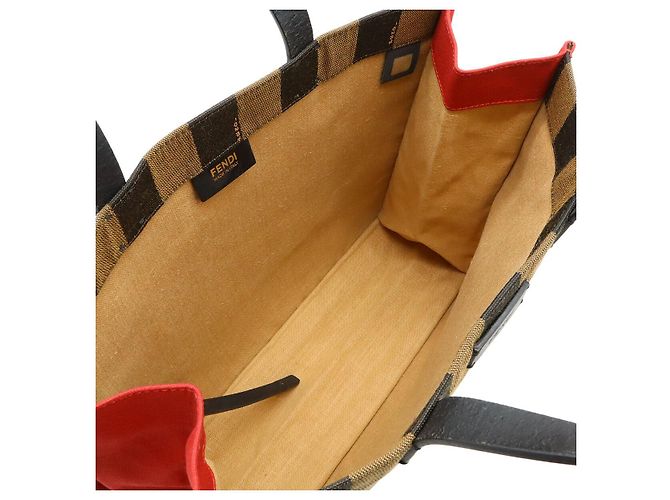 Fendi Canvas Pequin Tote Bag - Ansicht 6